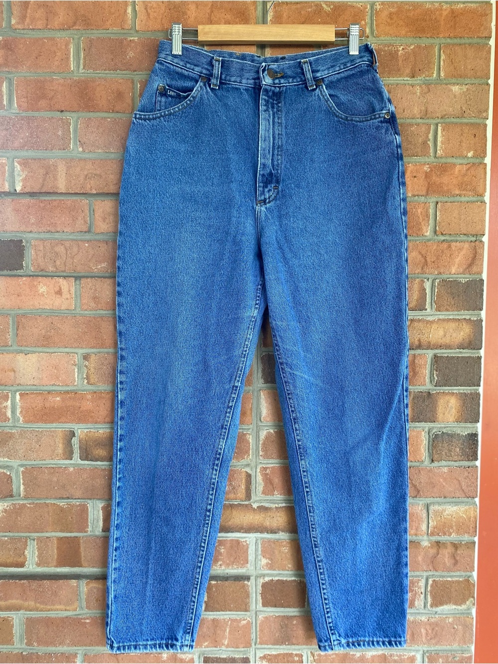 Lee Blue Denim High-Rise Jeans